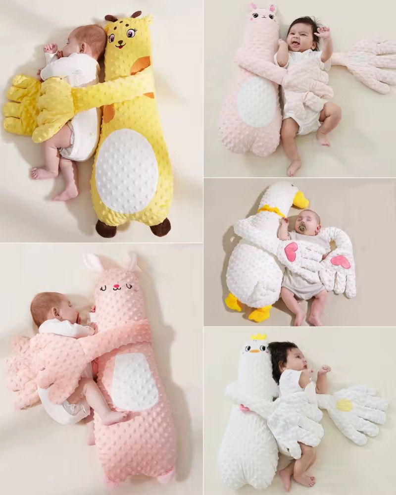 Juguete para dormir imita brazos de mama