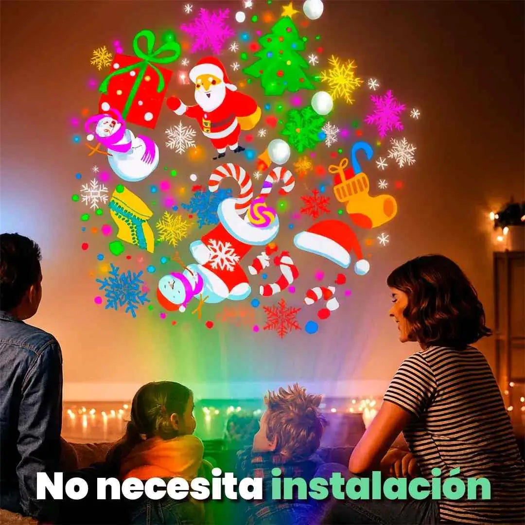 Proyector de Luces y Dibujos Navidenôs